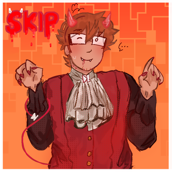 skipdaiIy's tweet image. woah! a little early for Halloween but he’s cutie enough,. - 🍓
#skipthetutorial