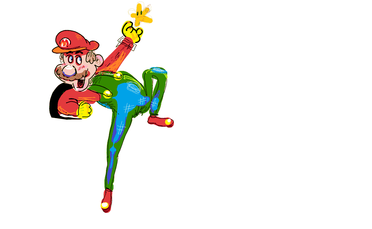 potentfriends's tweet photo. mario collab drawing!!! draw him a cool friend!!! yahoo!!! https://t.co/I2zyZReNRW