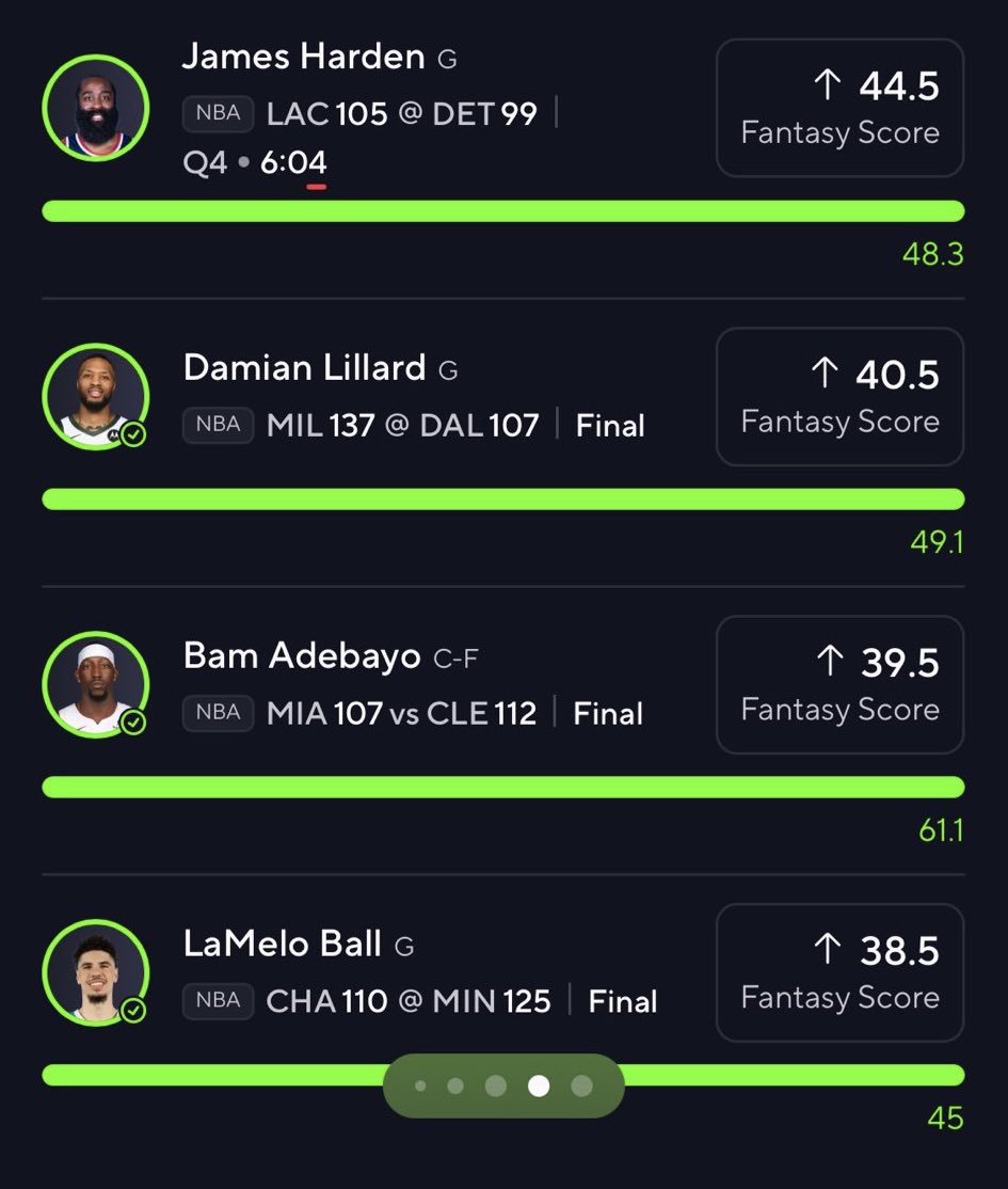 DFS_EdgeCalc's tweet image. 🏀 NBA Opening Night is just a month away!  

Here’s a small sample of our 🔥 results from last season, our projections were among the sharpest in the game, and we expect nothing less this year.  

Sign up now ($5/mo) before NBA starts,  price increase coming!  👀 

#PrizePicks