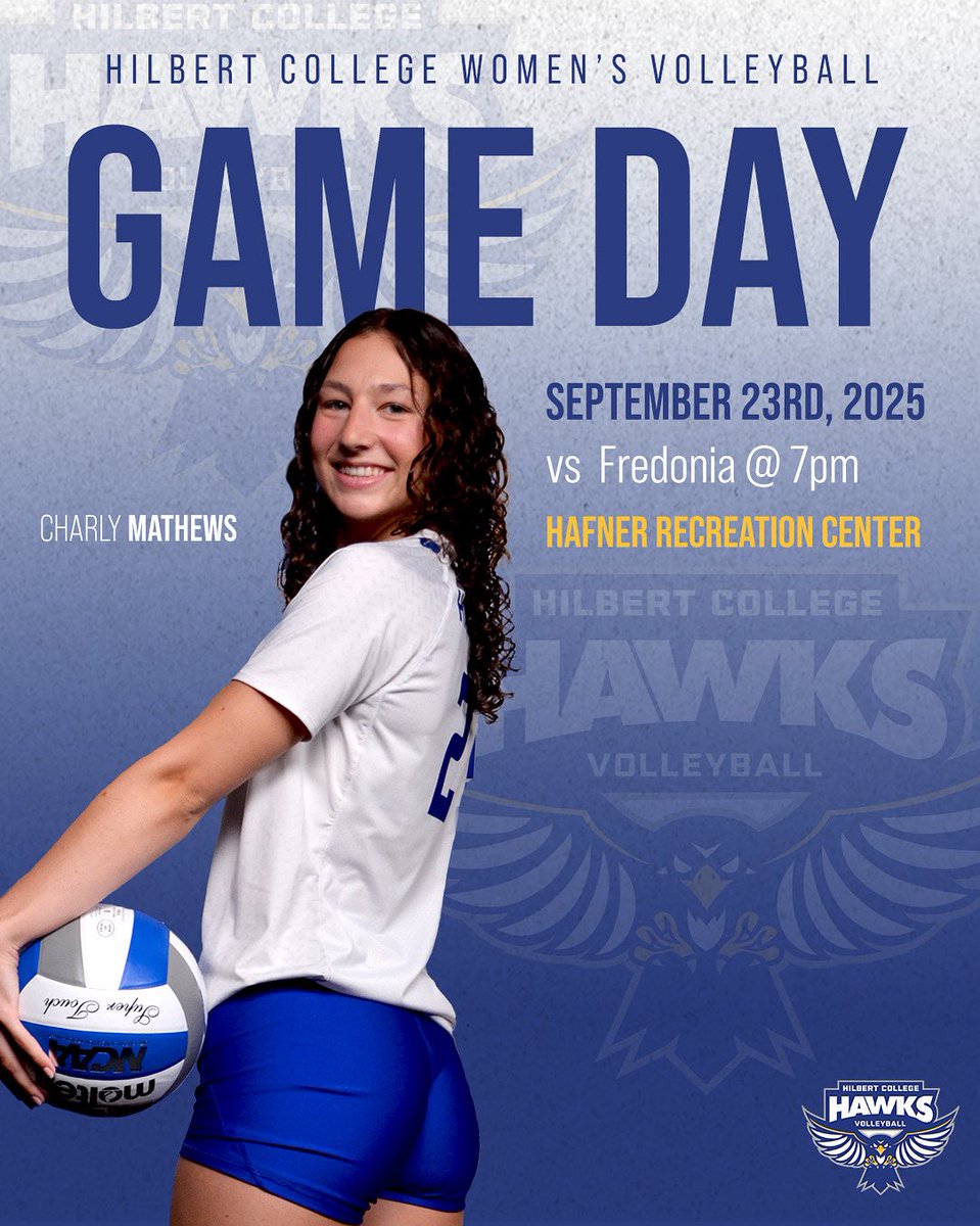 HOME GAME ALERT!!! HAWKS TIME TO PACK THE NEST!!! Home Game vs SUNY Fredonia starting at 7pm!!! BE THERE!!! 💙🤍💛🩶🖤 #hawkyeah #rollbirds #gobirds #volleyball #womensvolleyball #ncaa #ncaavolleyball #ncaavb #ncaawomensvolleyball #ncaad3 #ncaadivision3 #ncaadivisioniii