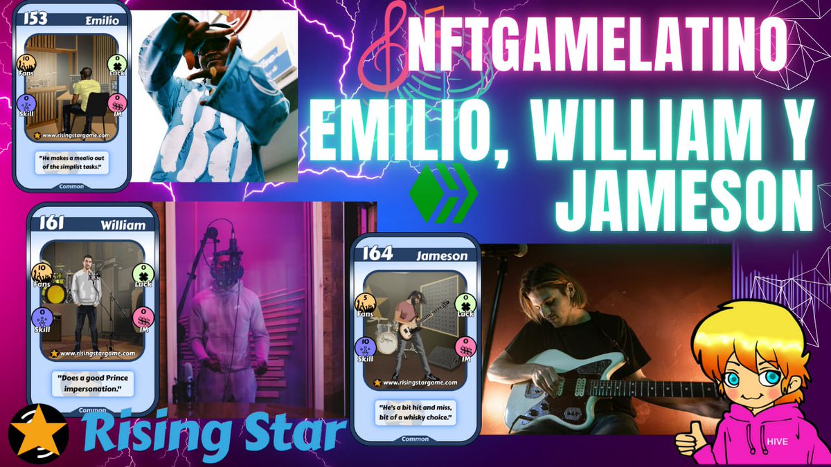 #risingstar #spanish #nftgame #nftgamela #play2earn.
La historia de Emilio, Willian y Jameson / Risingstar [ESP/ENG]

peakd.com/hive-115120/@j…