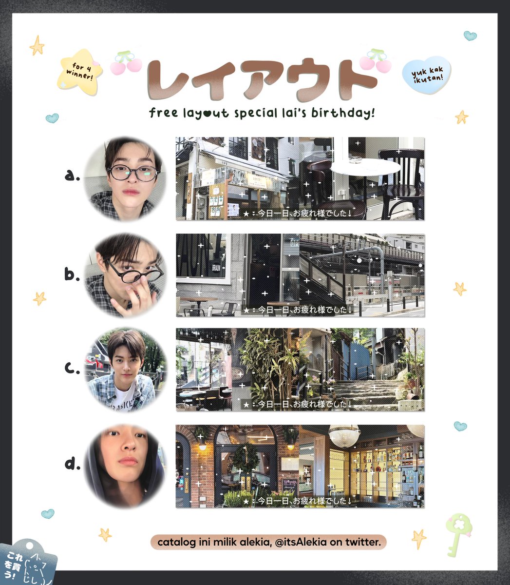 hweeelp repost bes, thankschuu! 💗

🐱💬 special 24th <a href="/cranbekry/">lai🧸</a>'s birthday #CranBearieForLai 🎉🎊 ada 4 FREE LAYOUT READY KEONHO yg bisa diclaim malam ini jam 19.40 WIB. terkait rules dan how to claim, bisa cek ALT ia! #zonauang #zonaba #zonajajan