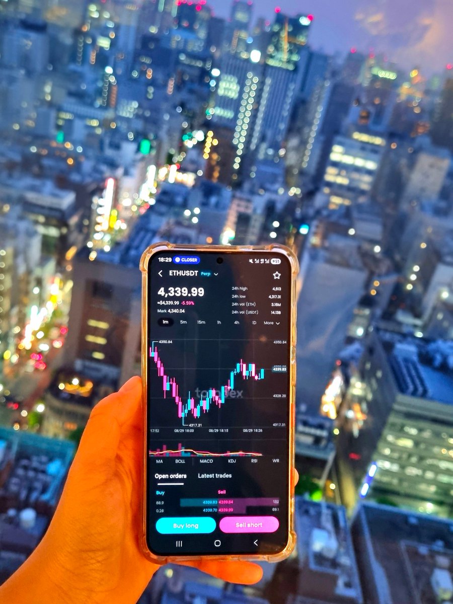 Feeling on top of the world #Crypto4Everyone