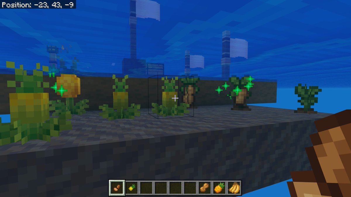 I'm taking it slow growing  some Seanuts &amp; Tideapples, I hope they're all grown by the Release of Raft Survival 2 Today!

#Minecraft #MinecraftMarketplace