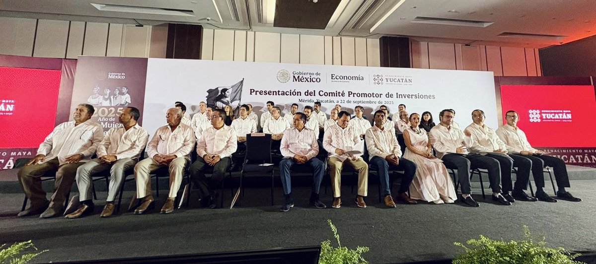 luzmiazul's tweet image. Hoy en Yucatán instalamos su nuevo #ComitéPromotorDeInversiones y se lanzó la marca #InvestInYucatan. Con un PIB que supera los 500 mil mdp y un crecimiento de más del 5% anual, este bello estado es hoy epicentro de turismo, energías limpias y plataformas logísticas. Es momento…