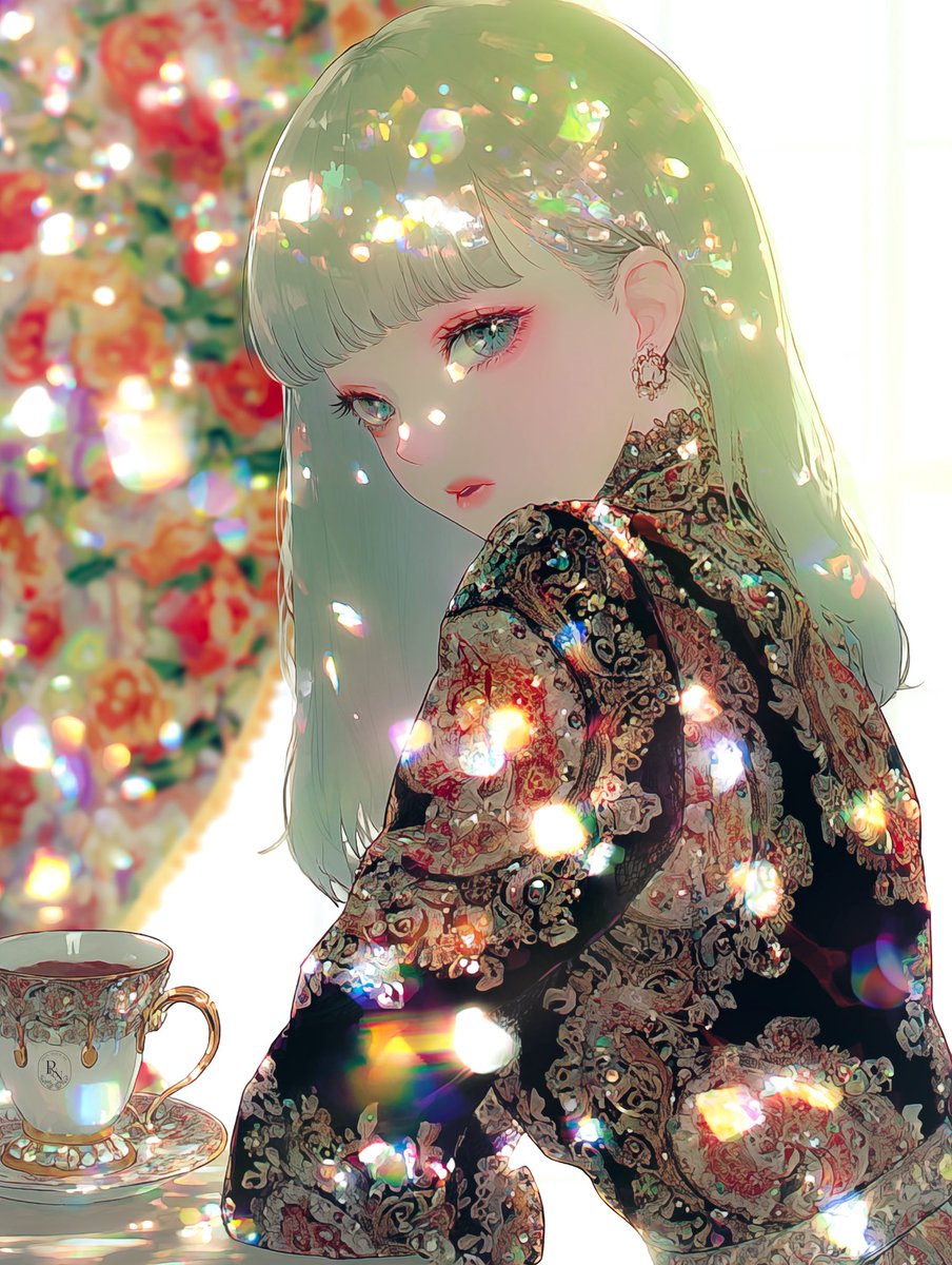 風がひんやりと秋を告げるような今日この頃...紅茶や珈琲がホットで美味しくいただけるこの季節が好きです🥰

AIart:midjourney