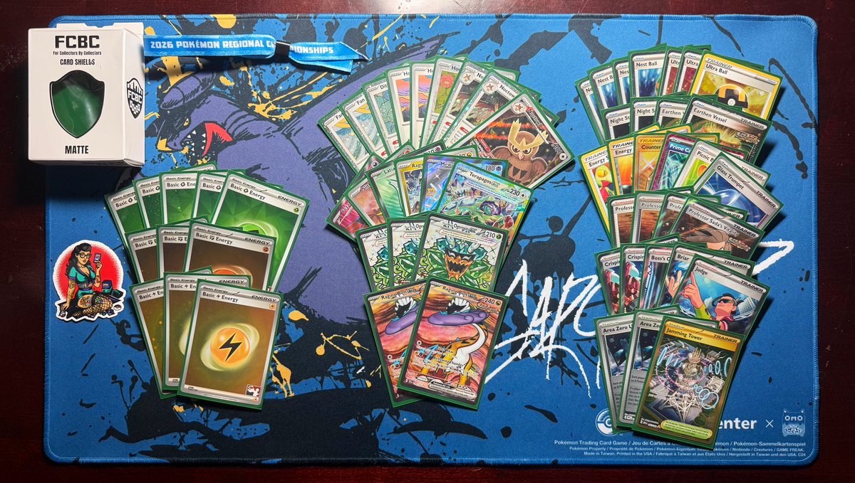 RustyScissors96's tweet image. Pittsburgh Regionals: 738th Bolt put in work! Met cool new people, learned a lot &amp;amp; ready to keep playing this season. Huge thanks to @__Chxpo @ok_mattfox @SquirrelTCG @PokemonBigT @Soy_Sauxe for being the best squad around &amp;amp; @FCBCArmor for always keeping my cards right 😎💚