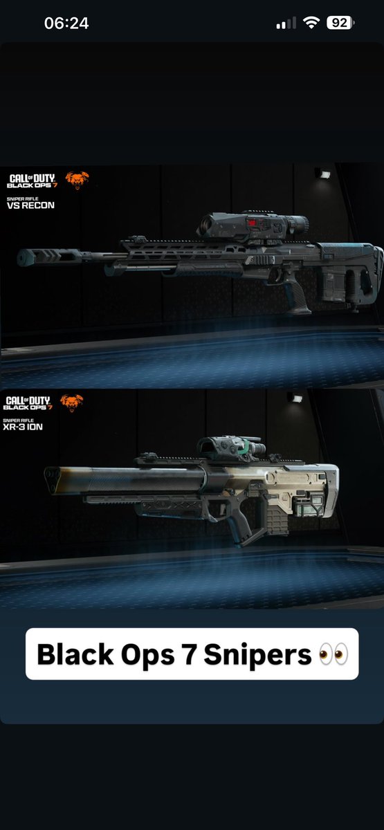 thoughts on the snipers ? 👀