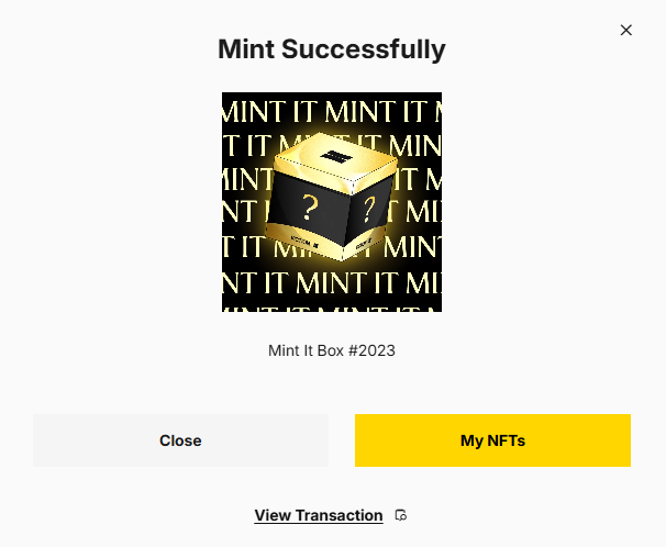 Top7Crypto's tweet image. Viction; Mint It Box