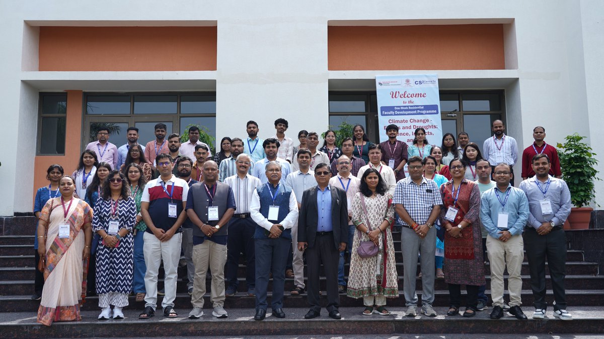 iiserbhopal's tweet image. IISER Bhopal is hosting a one-week Faculty Development Programme on “Climate Change—Floods and Droughts: Science, Impacts, and AI/ML Approaches”, organized by MMTTC at Centre for Science and Society (CS2), IISER Bhopal.
This programme brings together faculty and researchers to…