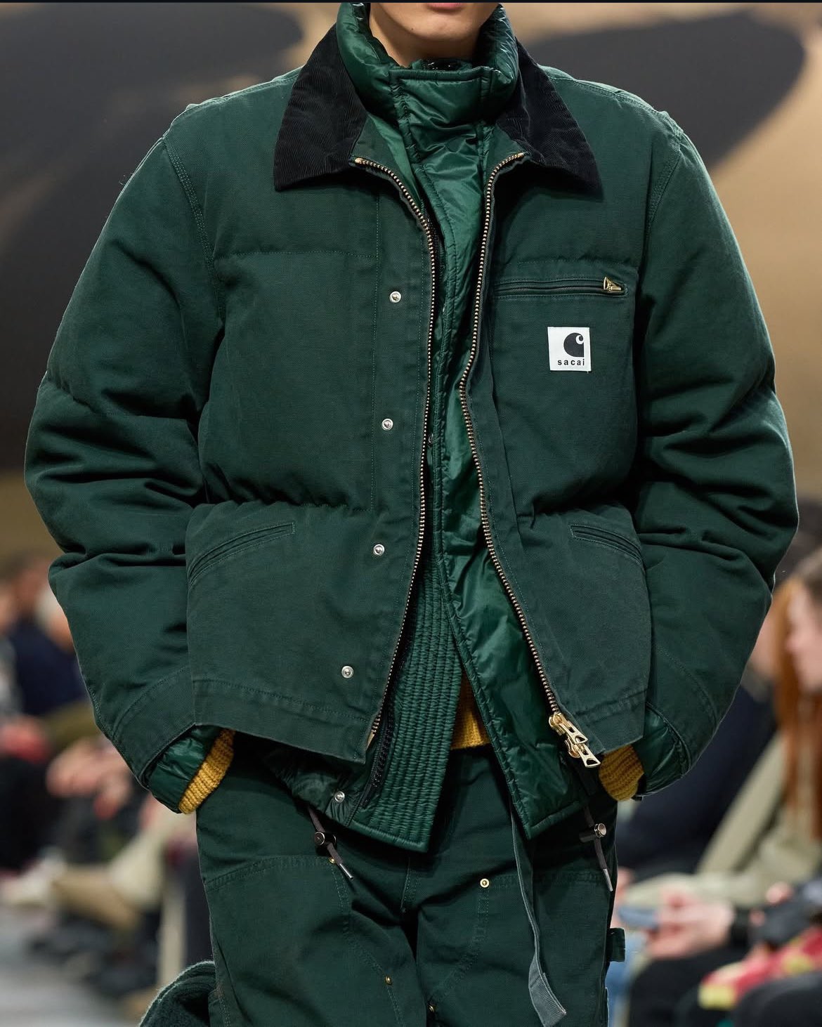 1 sacai x Carhartt WIP Duck Jacket 緑 Sacai x Carhartt WIP Duck Jacket in Green – Hampden Clothing