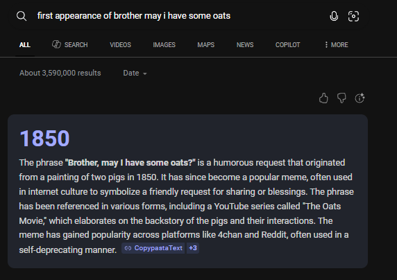 VolatileSky's tweet image. I'm so glad ai synopsis has been added to search engines, and there's no way to remove it!