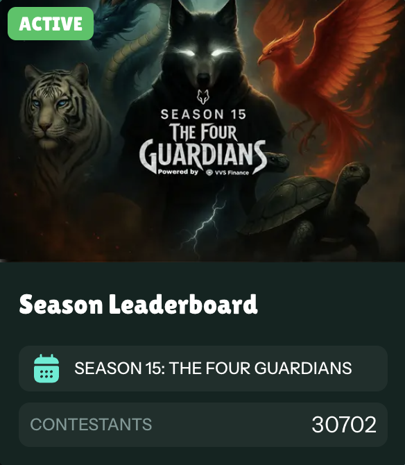 After 14 seasons, you'd think we've seen it all... but Season 15 proves everyone wrong

We smashed past 30,000+ contestants, and something tells me the prize pool will be the juiciest so far. LARGEST. SEASON. EVER.

Only 12 days left to claim your glory! GMoon, did you swap yet?
