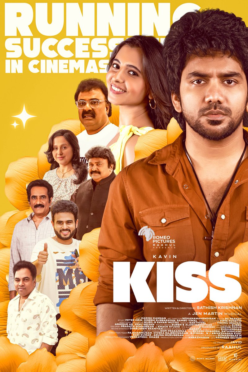 mynameisraahul's tweet image. #KISS-ing successfully in cinemas 💋

Book your #KISS now ♥️

@Kavin_m_0431 @mynameisraahul @dancersatz @preethioffl @JenMartinmusic @dop_harish @SureshChandraa @peterheinoffl #MohanaMahendiran @editorrcpranav @gopiprasannaa @MythriRelease @Hamsinient @sonymusicsouth…