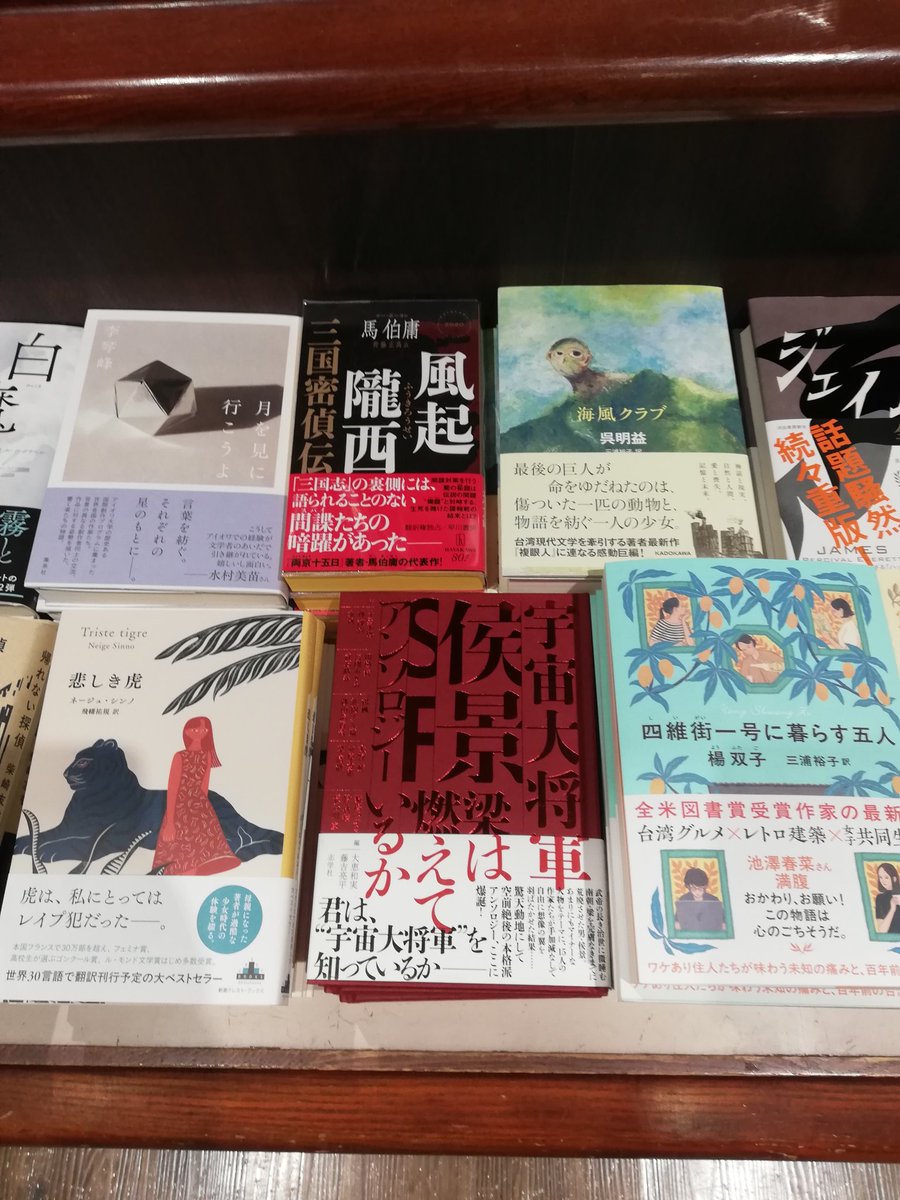『宇宙大将軍侯景SFアンソロジー 梁は燃えているか』、神保町の東京堂書店にも置いてありました（撮影&amp;公表許可済）！祝日の今日、神保町においでのかたはぜひ宇宙大将軍を！
