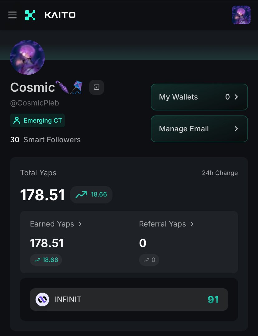 GM <a href="/irys_xyz/">Irys (✧ᴗ✧)</a> fam

Finally earned some yaps today

When 200 yaps tho?

Irys is building the permanent data layer for Web3  delivering low-cost, scalable, verifiable, and programmable storage that’s instantly accessible across any chain.

<a href="/Infinit_Labs/">INFINIT</a> Intelligence is building the