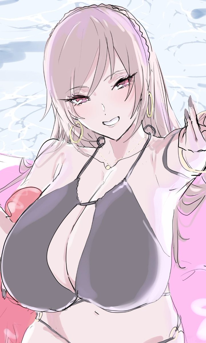 涼しくなっても水着だ 