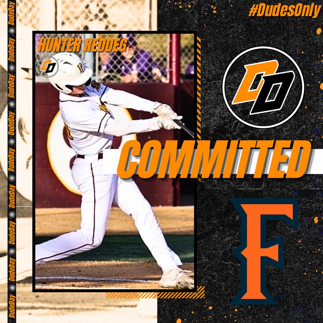 Dude Day Baseball Camps (@dudedaybaseball) on Twitter photo Congratulations to Hunter Reddeg ‘26 on his commitment to CSU Fullerton! 🐘 <a href="/hunterreddeg5/">Hunter Reddeg</a> <a href="/FullertonBSB/">Titans Baseball</a>
#DudesOnly | #GoTitans Congratulations to Hunter Reddeg ‘26 on his commitment to CSU Fullerton! 🐘 <a href="/hunterreddeg5/">Hunter Reddeg</a> <a href="/FullertonBSB/">Titans Baseball</a>
#DudesOnly | #GoTitans