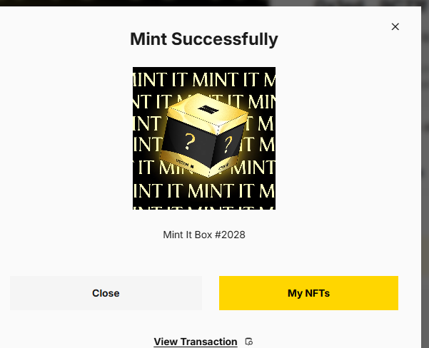 Postdotech's tweet image. Viction; Mint It Box