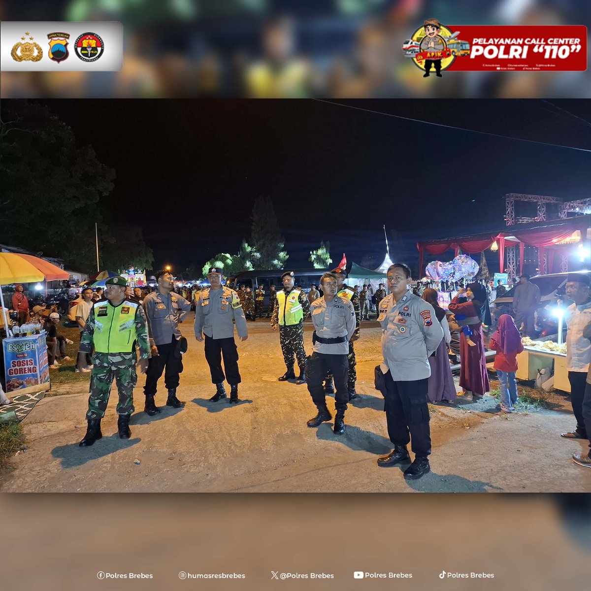 Polsek Bumiayu Amankan Sholawat Kebangsaan Bersama Gus Miftah di Lapangan Asri

@divisihumaspolri
@humas_poldajateng

#polresbrebes
#polresbrebesapik
#bhabinkamtibmas
#humaspolri
#polriuntukindonesia
#polrihadir
#polisiindonesia
#PolriPresisi
#brebeshariini