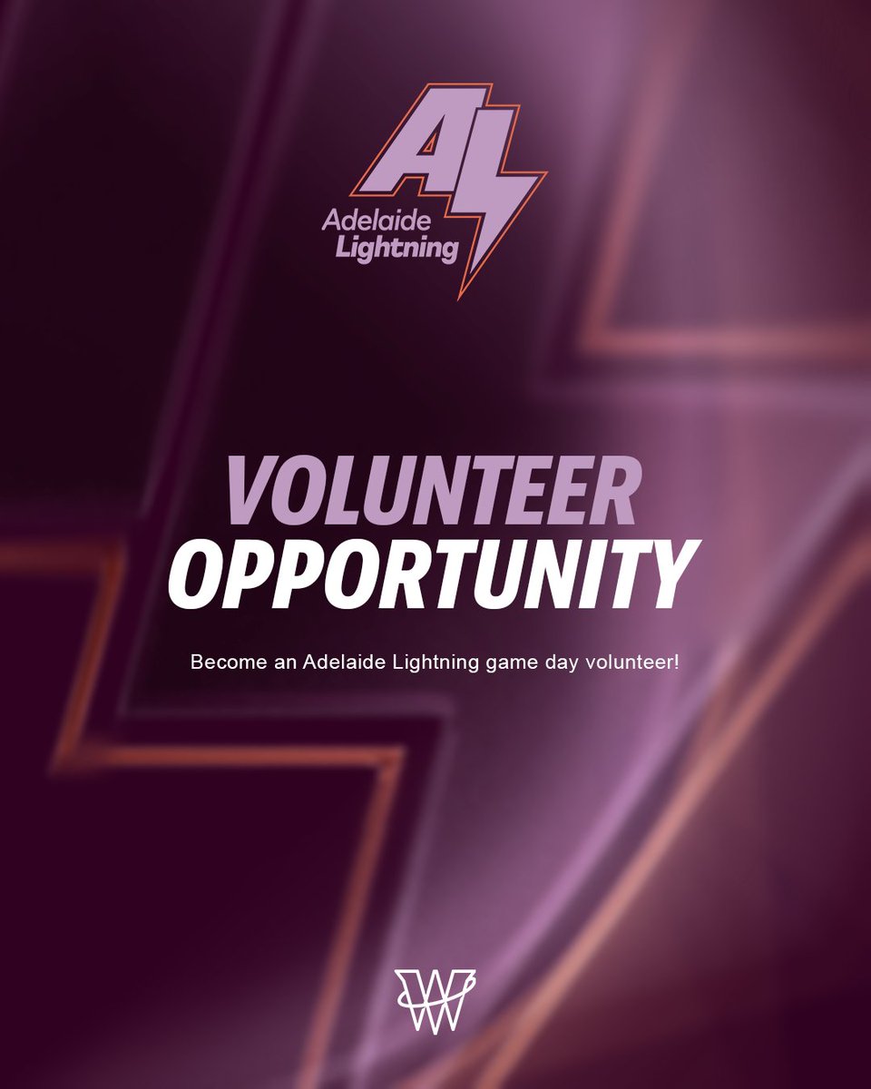 Want to be part of Lightning game days? Volunteer now! ⚡

We’re on the lookout for volunteers to join our game day crew this WNBL season ✨

If you're interested, sign up now!

🔗 form.jotform.com/252640732816861