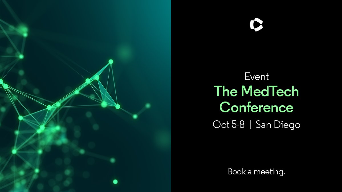 ClarivateHealth's tweet image. Heading to #MedTechConference? Book your meeting with the Clarivate team now and discover our latest MedTech solutions: ow.ly/i4xe50WYQeE