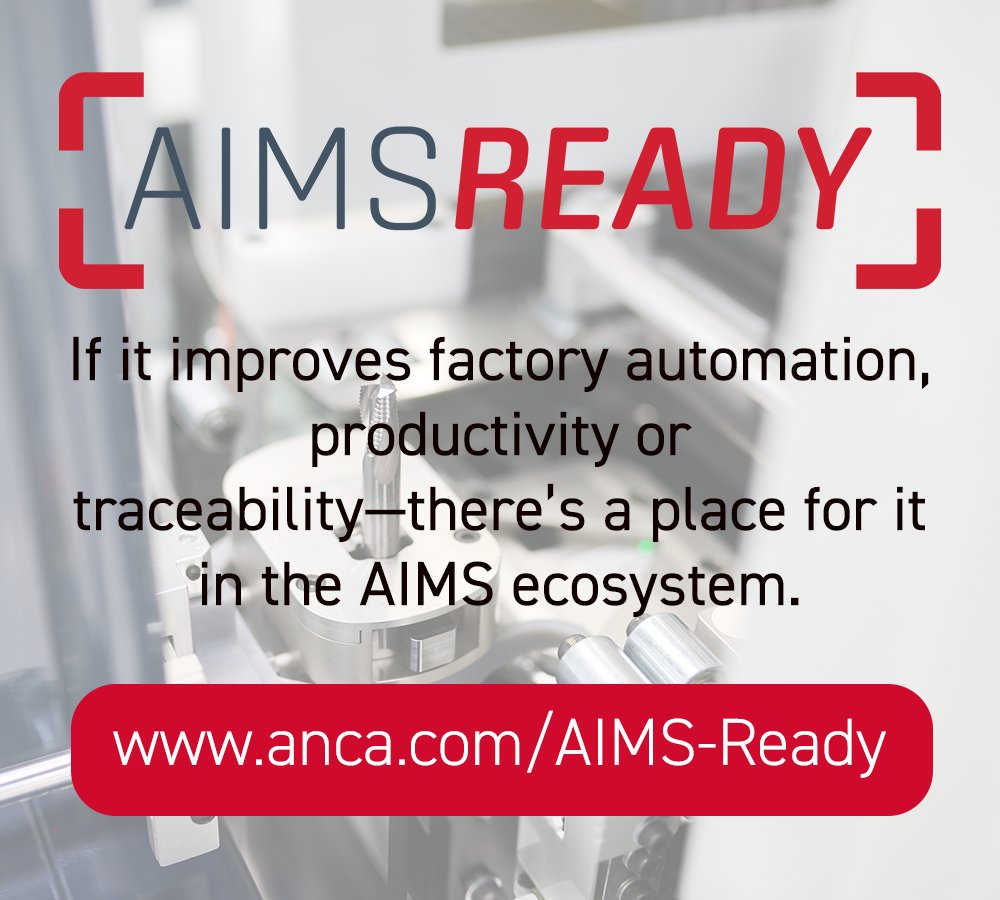 AIMS drives results: +30% machine use, -20% costs, real-time data &amp; seamless integration—powered by our partner network. 

See us at EMO, Hall 11 F34 
👉 anca.com/aims-ready