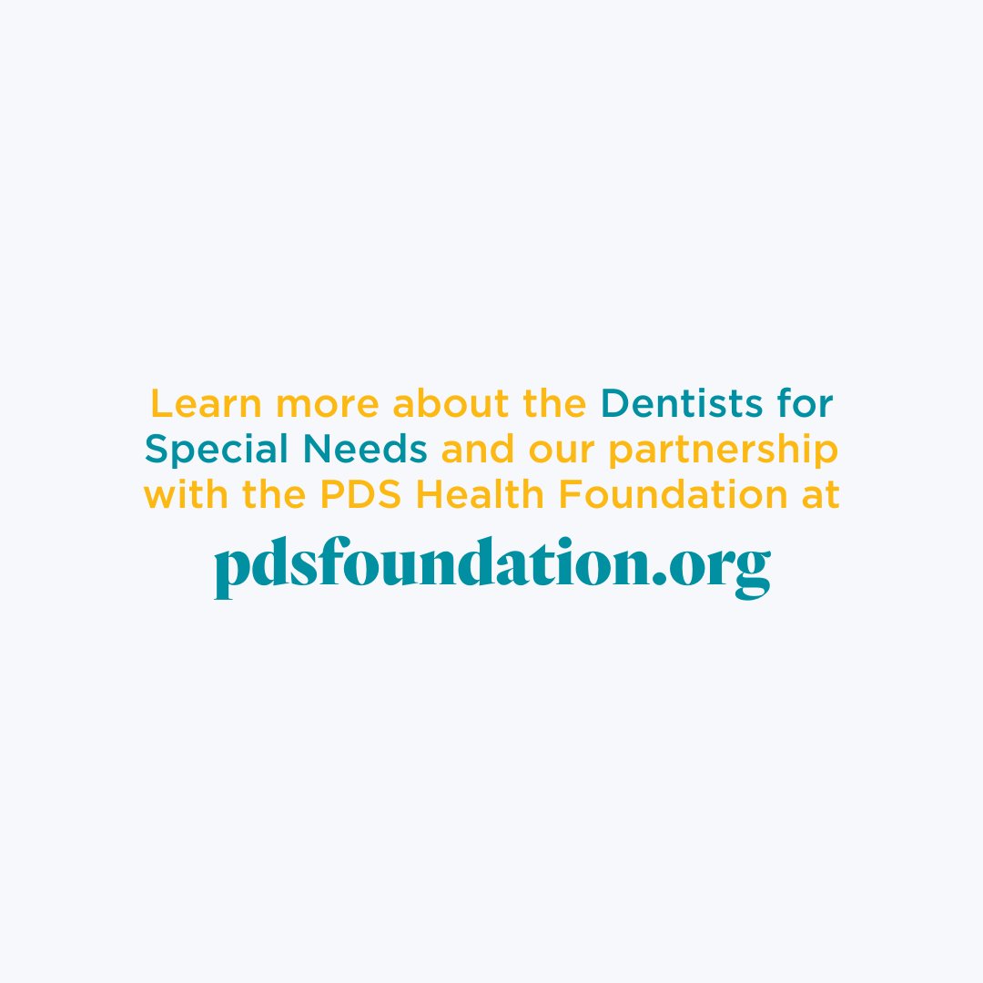 Every patient should be able to receive the dental care they need, regardless of ability. Through our partnership with the <a href="/PDSFoundation/">PDS Foundation</a>, we’re hoping to make that a reality at the Dentists for Special Needs office in Phoenix, AZ and for patients across the country.
 
Join us in