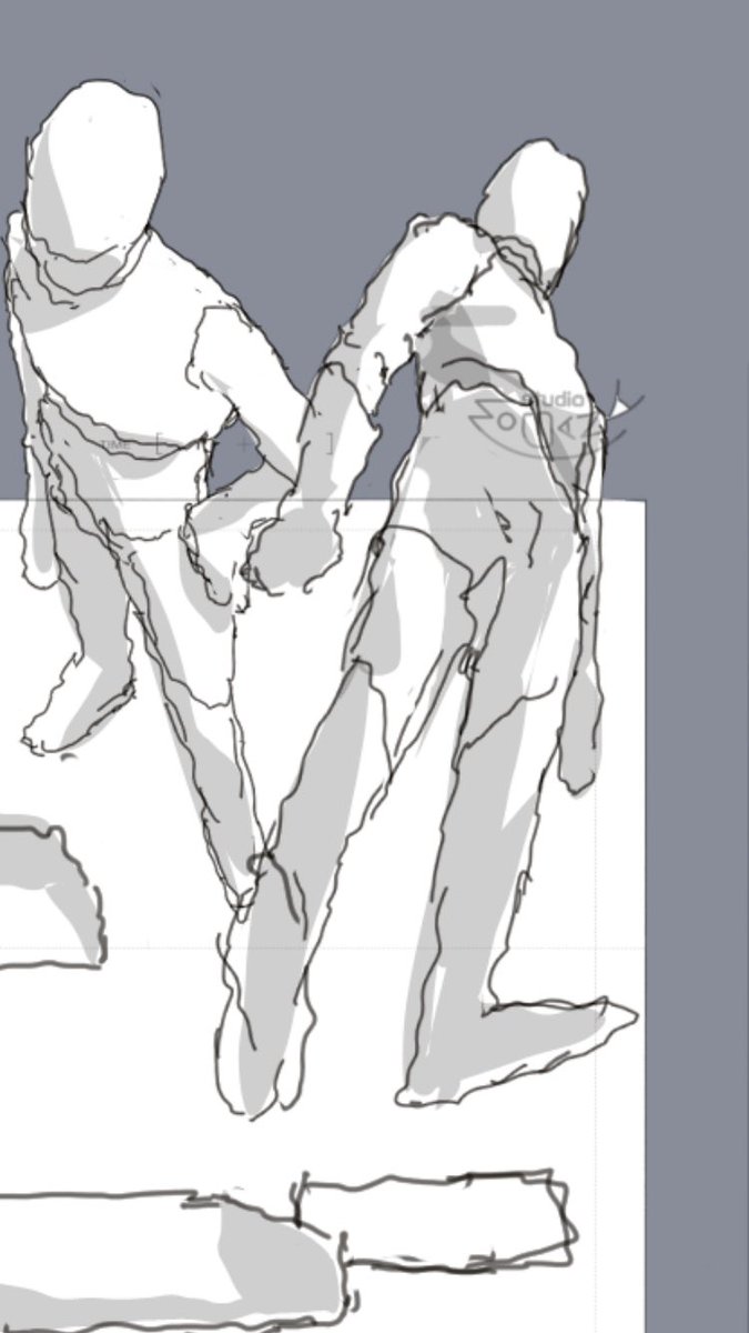 upupch's tweet image. キャラクターをアオリのアングルで描きたいからと言って不自然に足の裏を見せてしまうのはオススメしません！これだとキャラクターがつま先を不自然に上げてしまっています。足の裏面が大きく見える程の急アオリであれば身体はもっと圧縮されるはずです！
#画力UPチャンネル