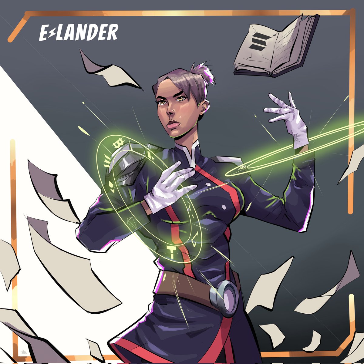 UzomaChinaza22's tweet image. My entry submission to @elander_nft alchemist art contest.
Honestly I really enjoyed creating this piece
#ElanderArtcontest