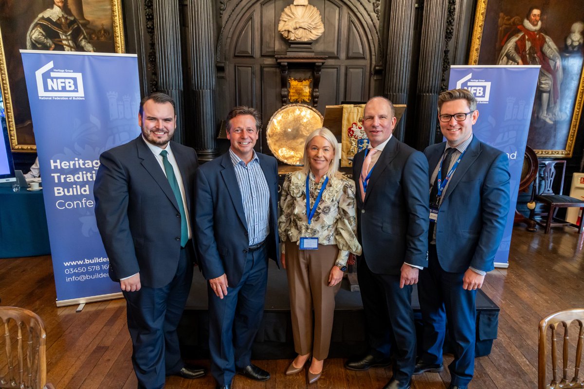 HuddlestonNigel's tweet image. Delighted to speak at the Heritage and Traditional Build Conference in the magnificent surroundings of the Apothecaries Hall.
#NFBHeritage2025