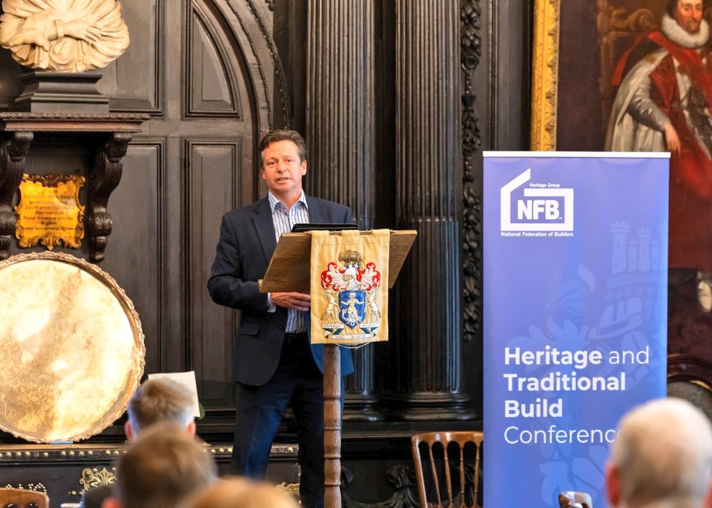 HuddlestonNigel's tweet image. Delighted to speak at the Heritage and Traditional Build Conference in the magnificent surroundings of the Apothecaries Hall.
#NFBHeritage2025