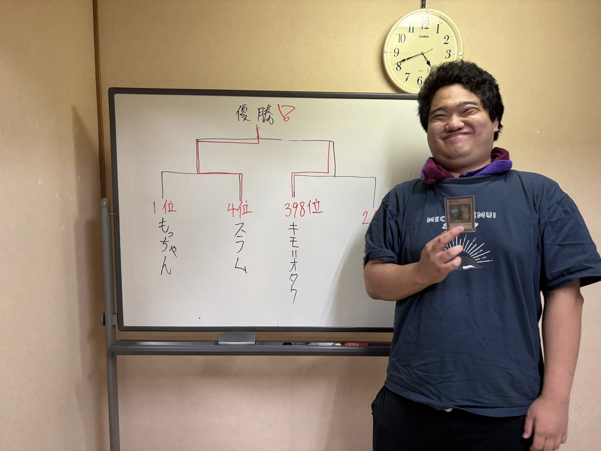 バルジーナオフ　

優勝　スラム選手　【巳剣】
準優勝　キモ＝オタク選手【非公開】

待望の【巳剣】が新制限1発目の大会で見事優勝を果たしました！
ヘルフレイム・バンシーからアークネメシス・プロートスにつないで行く動きで対戦相手を封殺して見事優勝まで駆け上がりました！