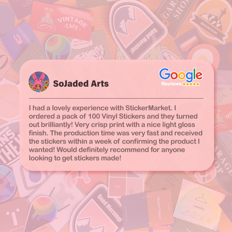 UKStickerMarket's tweet image. A huge shoutout to SoJaded Arts for trusting us with her vinyl stickers. We’re delighted to hear she had a great experience and that her stickers turned out just as she wanted.

Read her full review here 👉 tinyurl.com/j3x84sy2

#PrintedbyStickerMarket #SoJadedArts #artist