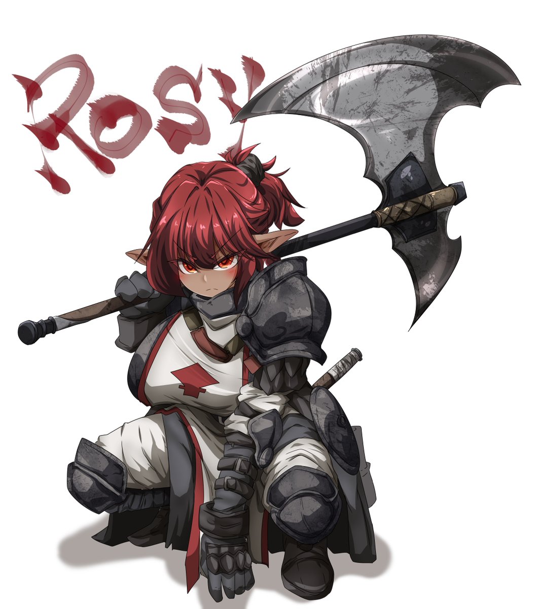 ムチムチ爆乳浅黒メスドワーフさん!? 