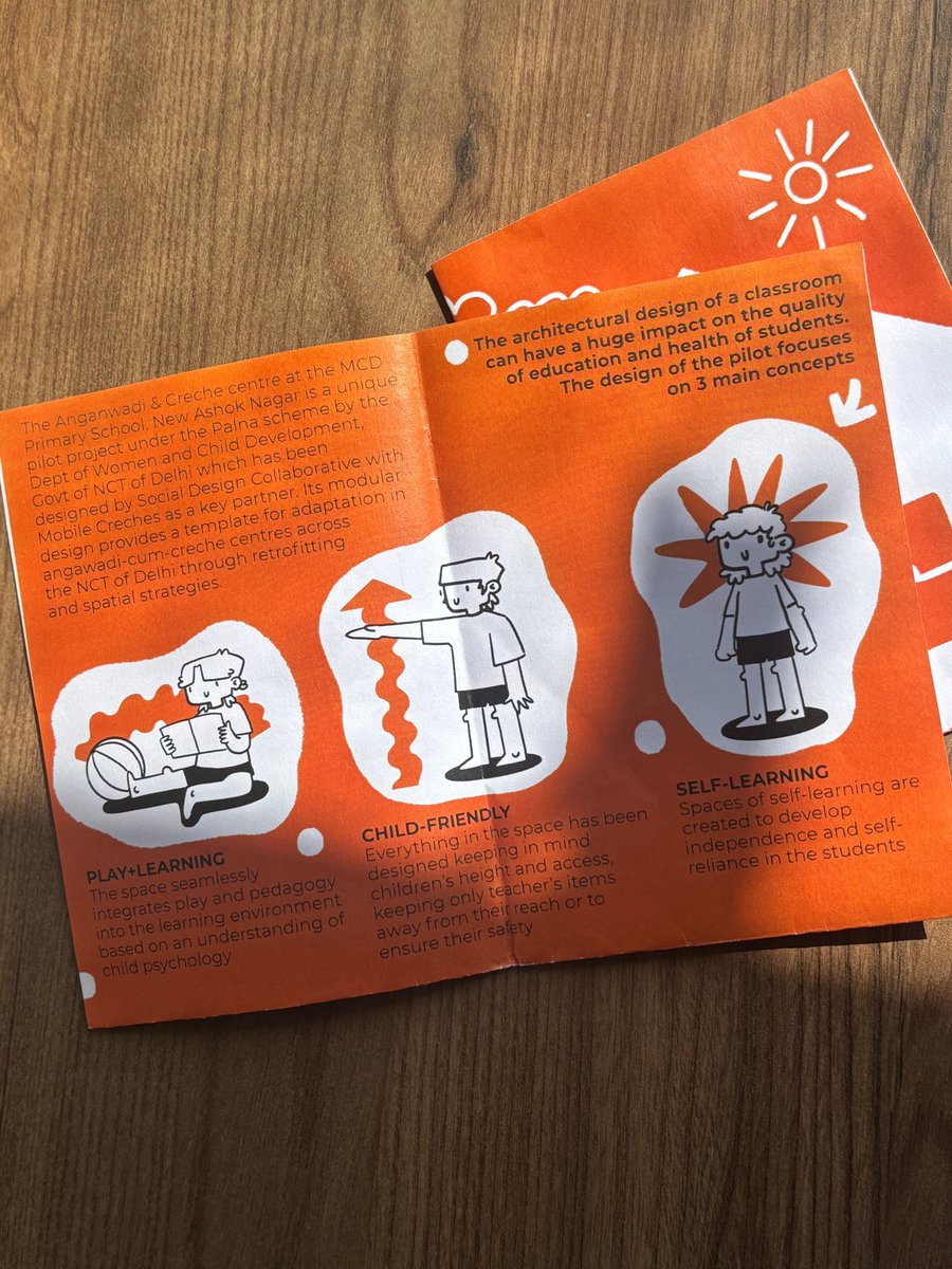 Design &amp; construction is just half of our work. The other half is its dissemination at different levels.

Here are some design strategies used in Delhi’s first Anganwadi-cum-Creche designed by us with <a href="/WCD_Delhi/">WCD Delhi</a> <a href="/MinistryWCD/">Ministry of WCD</a> <a href="/rashmisinghIAS/">Dr. Rashmi Singh</a> <a href="/mobilecreches/">celebration creches</a>: socialdesigncollab.org/open-source?pg…