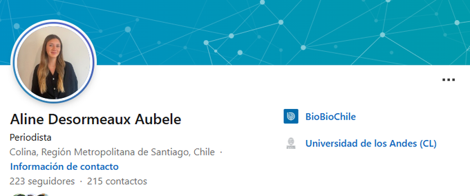 JzConstant's tweet photo. Radio @biobio pone a sobrina de Evelyn Matthei a cargo del las noticias políticas, Uds. ya podrán sacar sus conclusiones de la independencia de los mosciatti y la objetividad de la periodista https://t.co/f1wnQgpamx