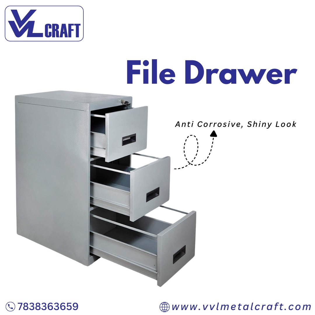 VVLMetalCraft's tweet image. “Keep your office clutter-free with our premium File Drawer – built for durability and designed with an anti-corrosive finish and a sleek shiny look. 
📞 Call: 7838363659
🌐 Visit: vvlmetalcraft.com
#FileDrawer #OfficeStorage #OrganizedWorkspace #OfficeFurniture #VVLCraft