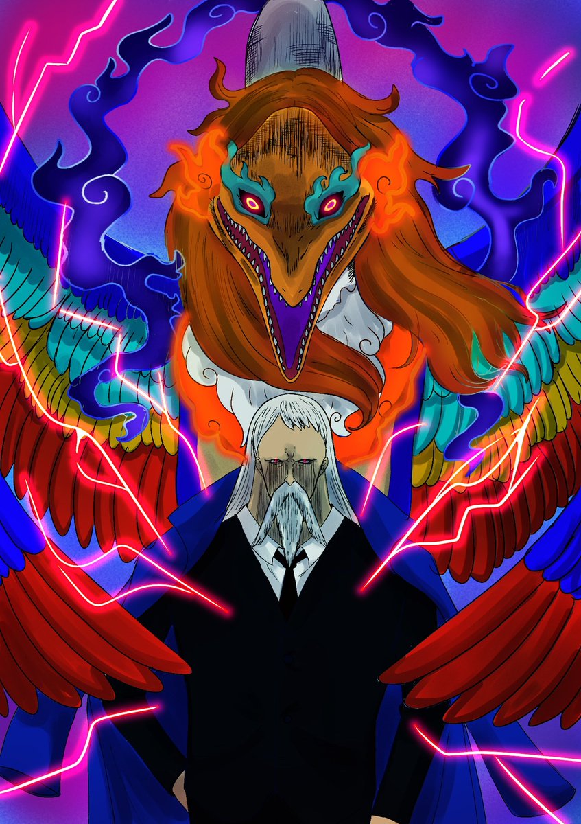 投稿失礼します!ONEPIECEのキャラ、マーカス・マーズ聖(以津真天)の