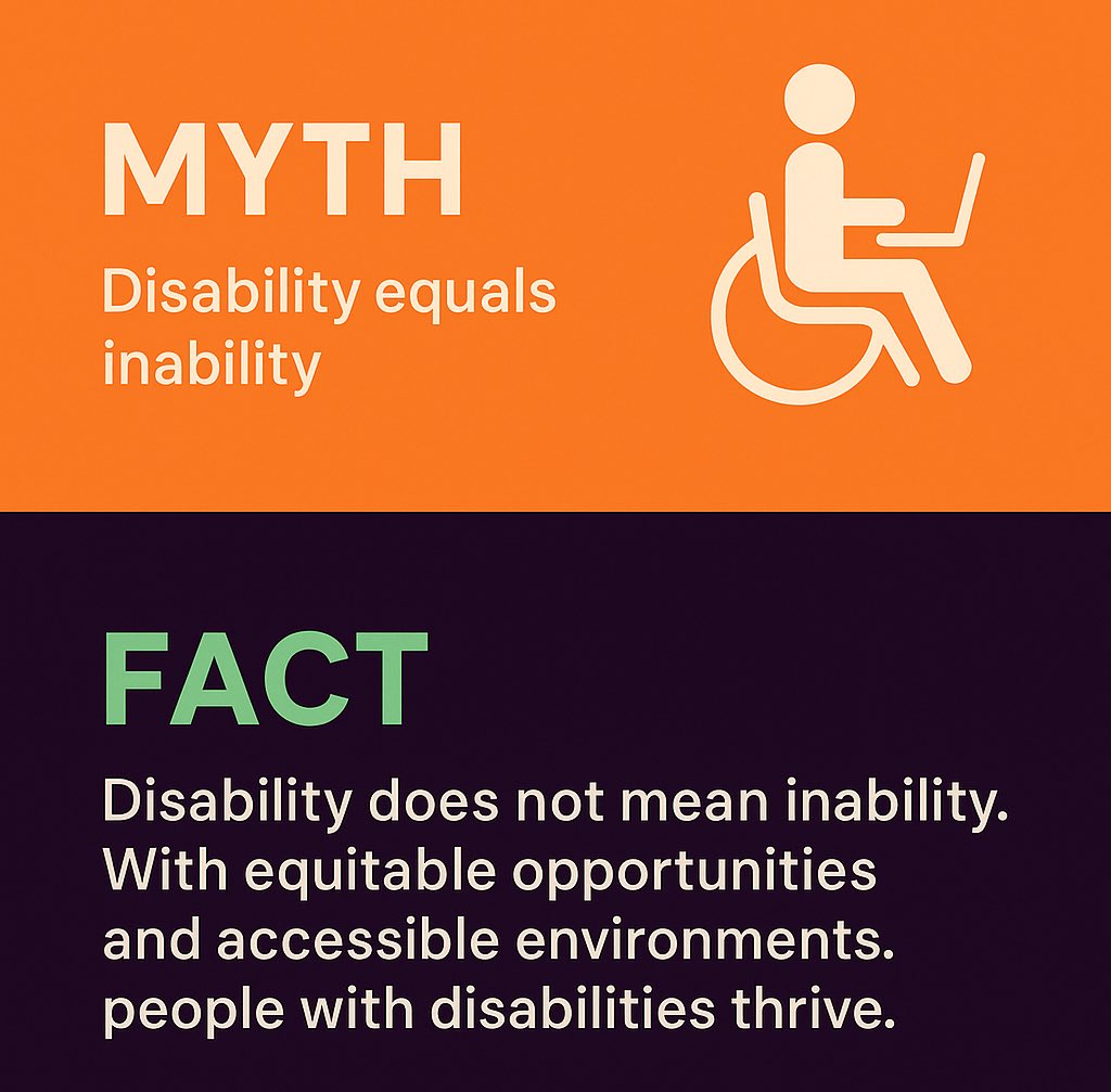 LamicareDRO's tweet image. 💡 Disability ≠ Inability.

When barriers are removed and opportunities are equal, people with disabilities don’t just survive—they thrive. 

#DisabilityInclusion
 #EquityForAll
 #AccessibilityMatters