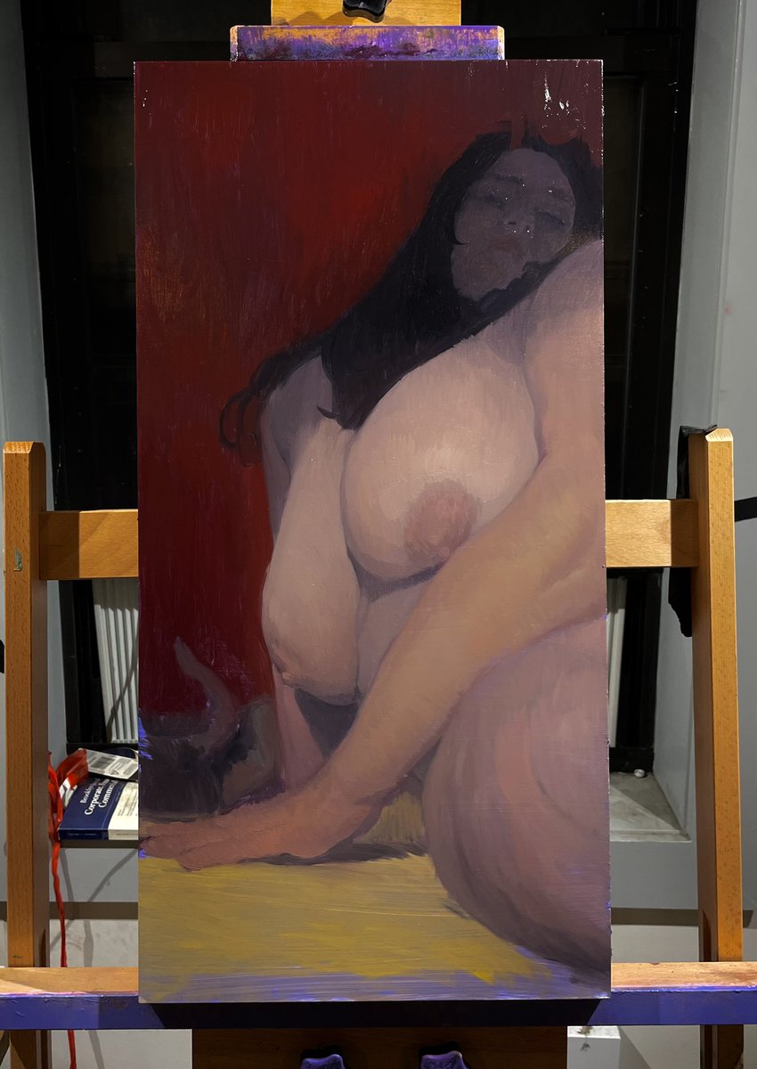 1/2 of a diptych first pass