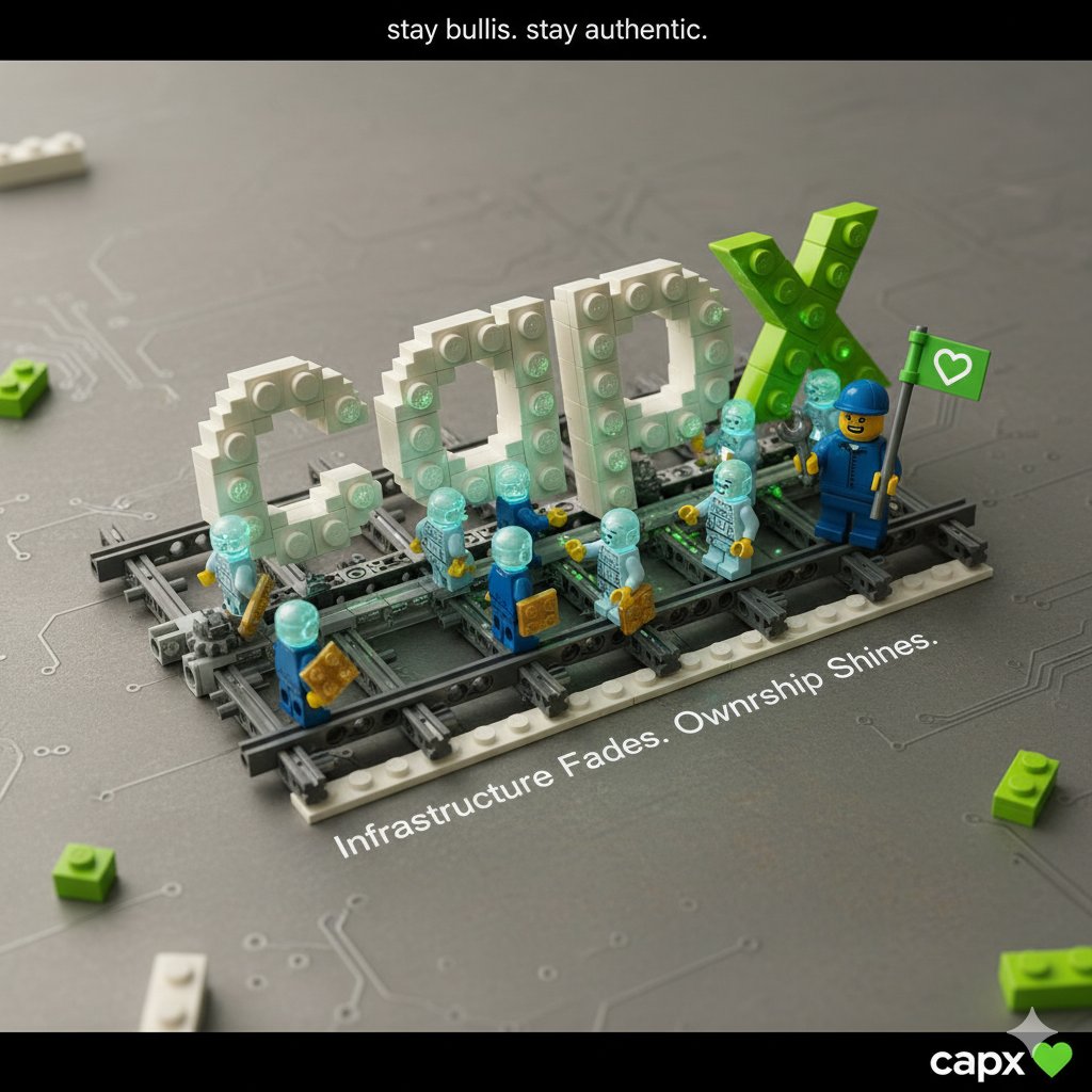 Ever wondered Why I always talk about <a href="/0xCapx/">Capx AI</a> 😂

Most projects just talk about AI.
Capx is building the rails where AI agents live, trade, and scale.
Their agents aren’t apps-they’re assets.

Infrastructure fades. Ownership shines.

We’re early. Stay bullish. Always Capx 💚🚀🔥
