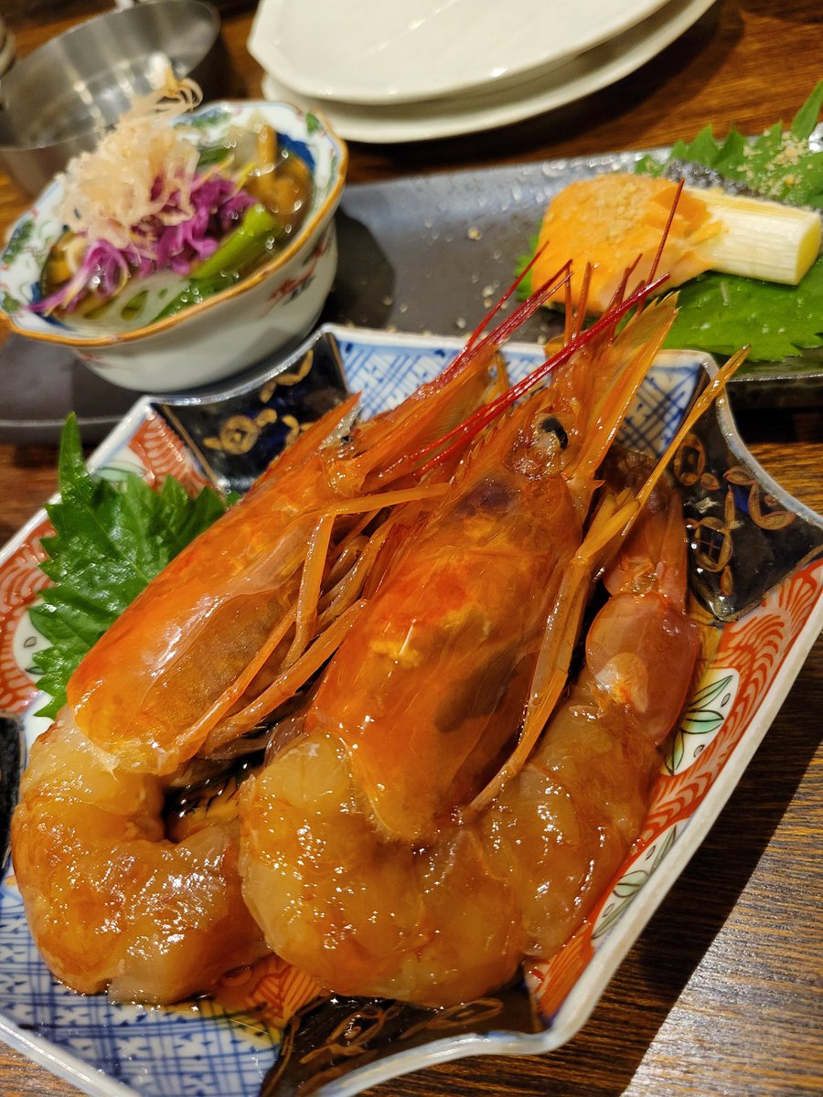 昨日の生海老醤油漬けバチボコ美味しかったな☺️