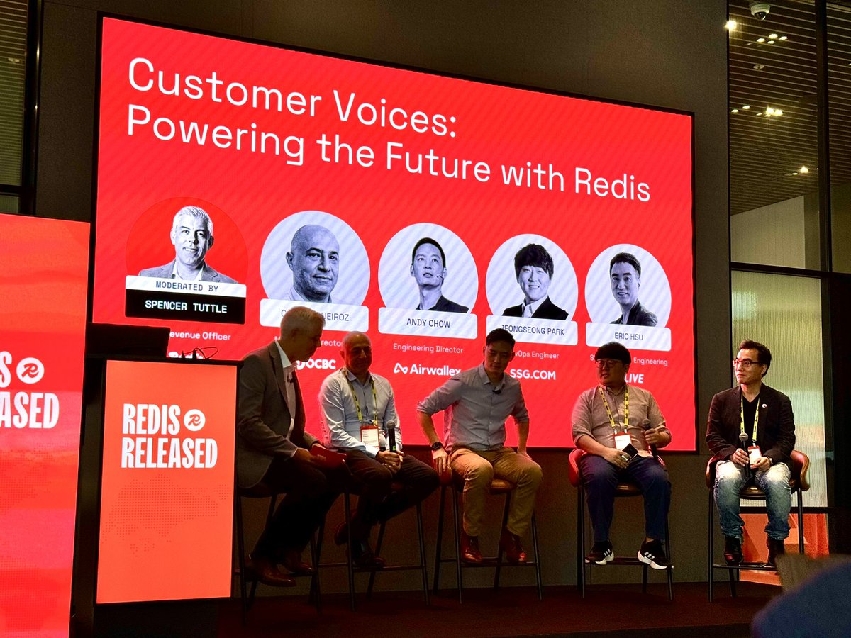 lahiruratnayaka's tweet image. Redis Released Singapore - 2025
Amazing conference with a lot of innovation! #redisreleased #redisreleasedsingapore #2025