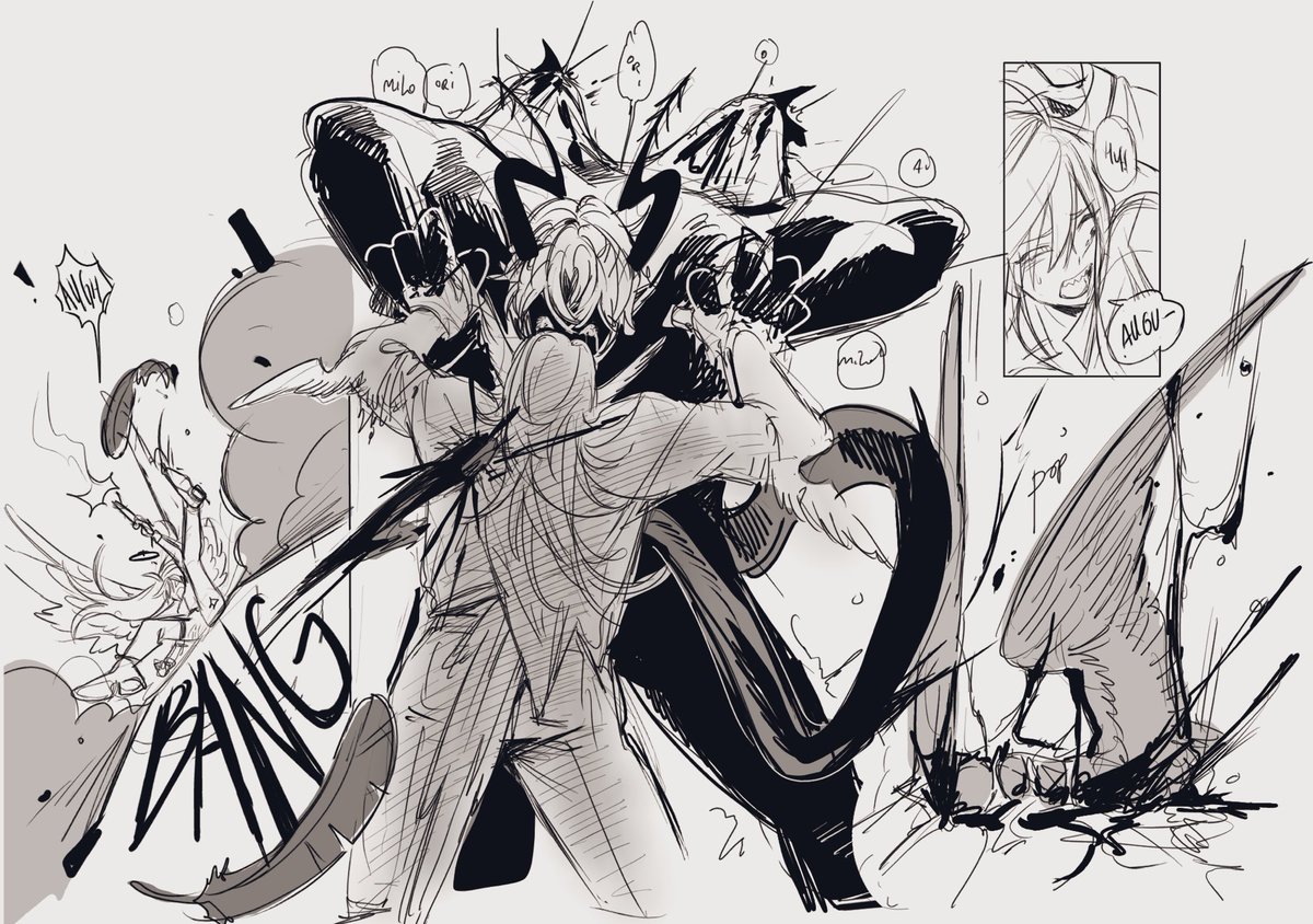 Michiroon's tweet photo. It’s a party, after all!

Ocs and art drawn with @Xankiru and I! Uhhh read left to right I guess we usually just fill in the empty space 🧍‍♂️ https://t.co/U0NU0vq3Zw