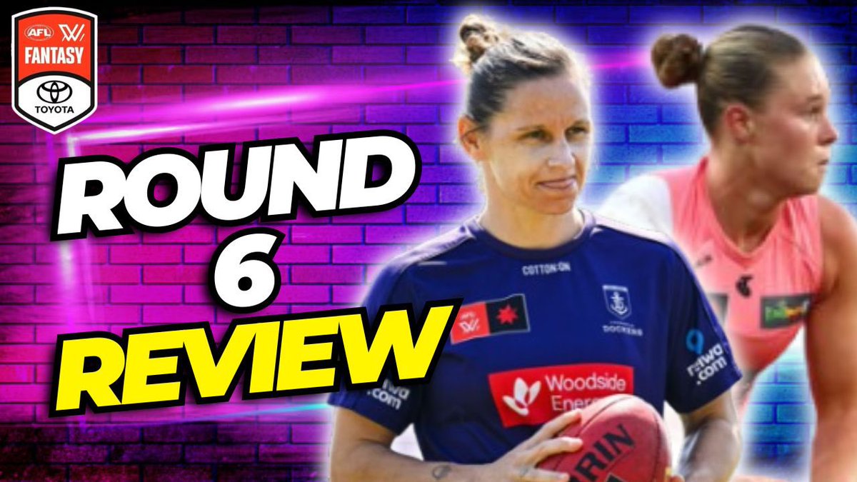 🚨NEW EPISODE🚨

<a href="/BailsDT/">Bailey Irrgang</a> &amp; <a href="/Tom_Hales_/">Tom Hales</a> recap all of the action from Round 6. We discuss:

👀 Round 6 games
🧐 Key takeaways
🎯 Trade in and out Targets

Check it out👇

WATCH: youtu.be/-WG6pdECEUU?si…

#AFLWFantasy