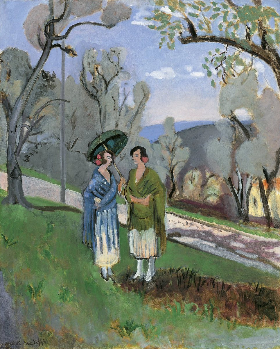 Bon dia
Conversa sota les oliveres, 1921
Henry Matisse