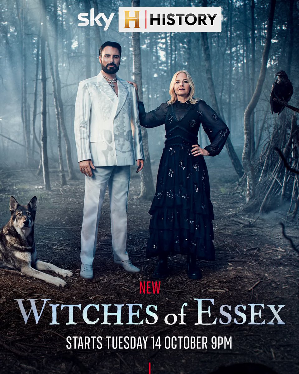 My new series Witches of Essex starts Oct 14 on <a href="/HISTORY/">HISTORY</a> with the very fabulous <a href="/theAliceRoberts/">Prof Alice Roberts💙</a> and <a href="/Rylan/">R Y L A N</a> #witched #witchesofessex