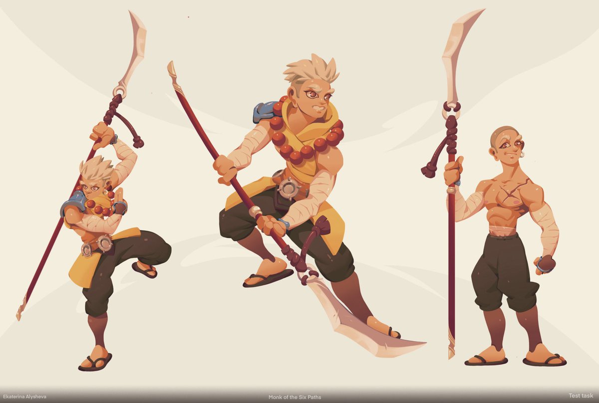 Character design 
(Test task) 

#art #design #concept #monk #fantasy