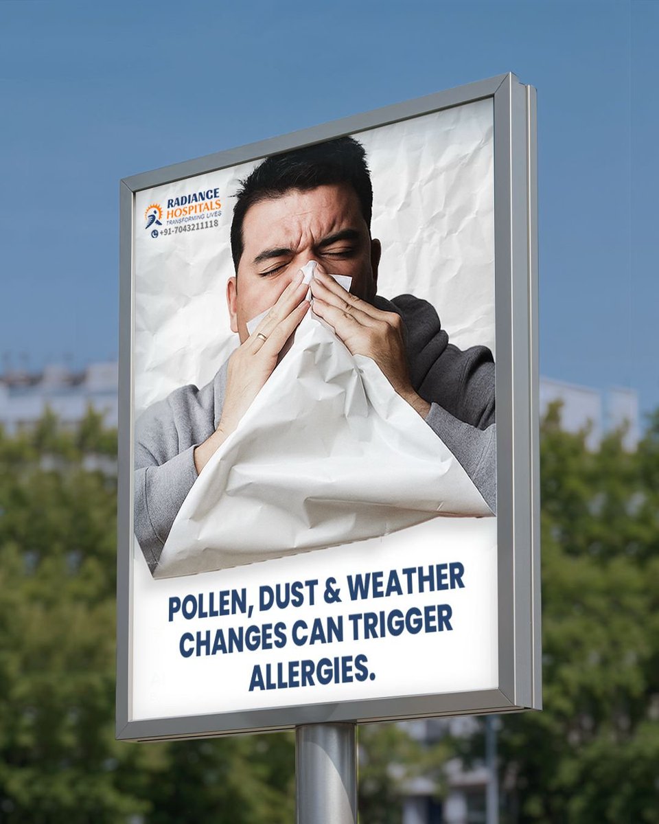 RadianceHosp's tweet image. Changing seasons often bring allergies, cough, and sneezing.
But with the right care, you can breathe easier.
 
✅ Keep surroundings clean
✅ Wear a mask outdoors
 
Our specialists ensure you get timely relief and expert care. 🏥✨
 
#RadianceHospitals #SeasonalCare #FluTips